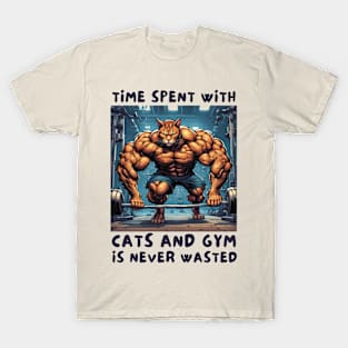 Cats and Gym T-Shirt